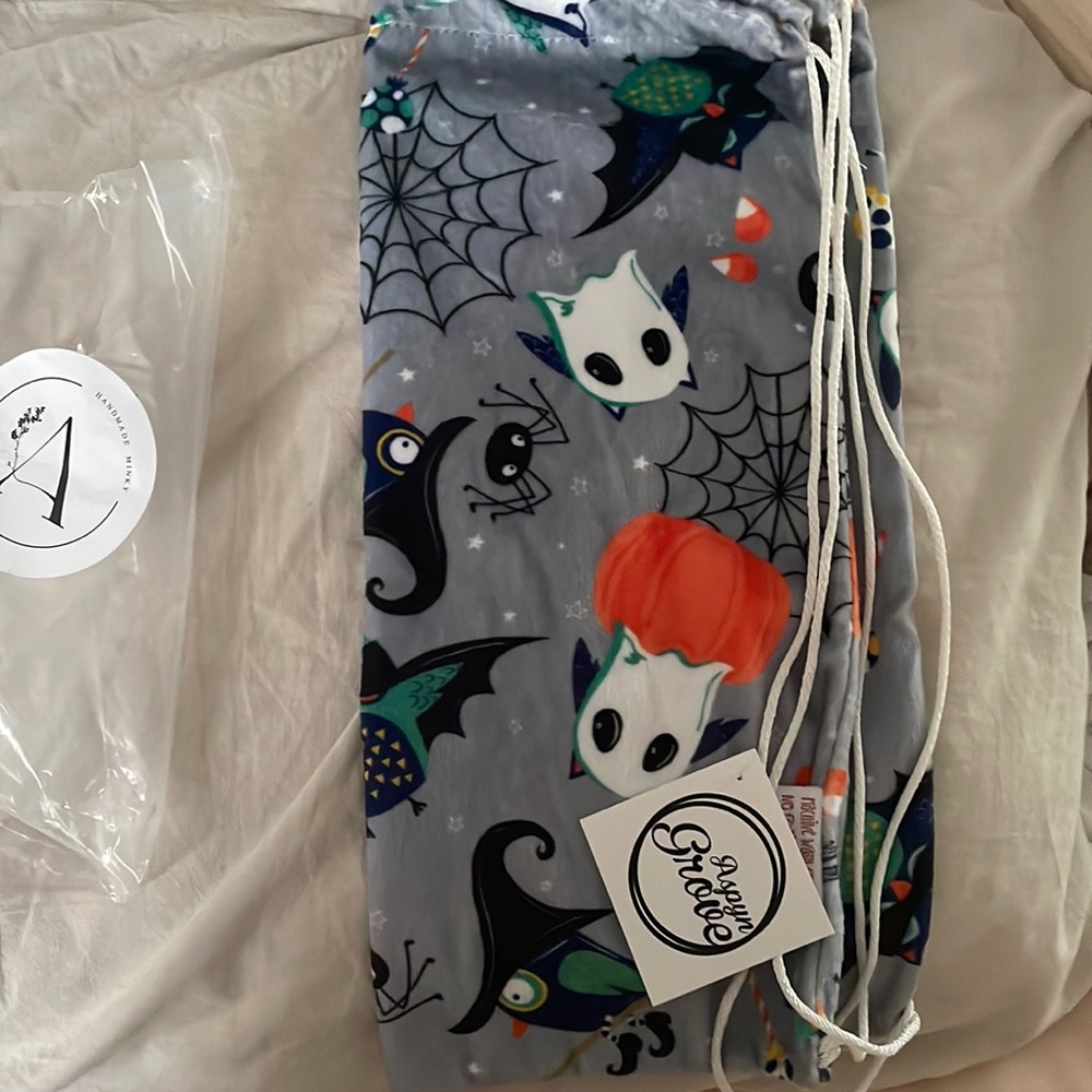 Aspyn Grove Minky Drawstring Bag